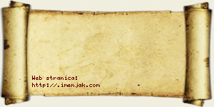 Tamara Rosić vizit kartica